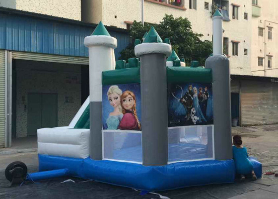 سلامة الهواء رفرف نطاط القلعة التجارية، نفخ القفز البيت بسهولة وضع ما يصل